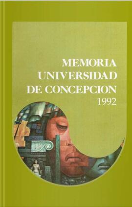 Memoria de la Universidad de Concepción correspondiente al año 1992.