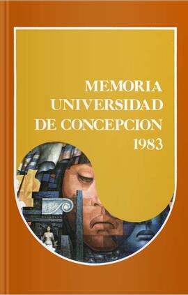 Memoria de la Universidad de Concepción correspondiente al año 1983.