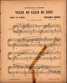 Impressions de campagne, Op. 123 : N.°16. Valse au clair de lune