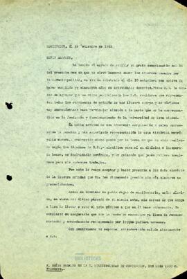 Agradecimiento a la Municipalidad de Concepción