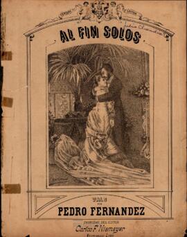 Al fin solos : vals por Pedro Fernández