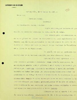Agradecimientos de L. Carlos Soto Ayala a Enrique Molina por promoción de su cargo