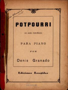 Potpourri de aires españoles : para piano
