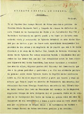 Ceremonia de bienvenida al Obispo de Concepción