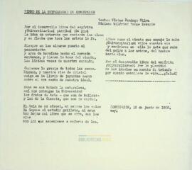 Himno a la Universidad de Concepción / Letra: Víctor Domingo Silva, Música: Wilfried Eskiche