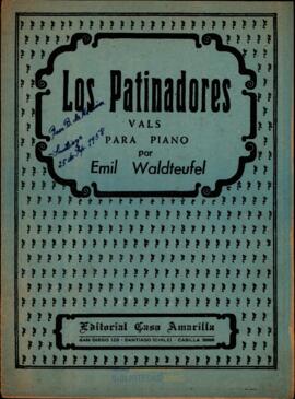 Los Patinadores : vals para piano por Emil Waldteufel Op.183