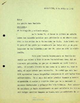 Conceptos sobre Valentín Letelier