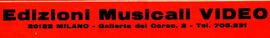 Edizioni Musicali Video (Milán, Italia)