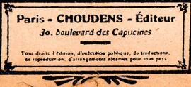 Casa Editora Choudens (París, Francia)