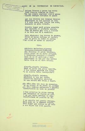 Himno de la Universidad de Concepción / Meps