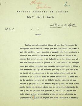 Sobre vacantes en el puesto de obispado