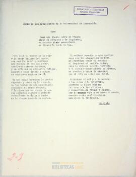 Himno de los estudiantes de la Universidad de Concepción / Andalién