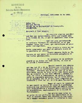 Carta de Carlos Trejo Lerdo a Enrique Molina