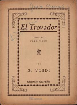 El Trovador (miserere) : para piano