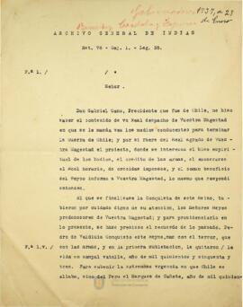 Detalle del sistema de Chile y sus guerras con los indios, un abreviado compendio de lo acaecido en 187 años, y proyecto sobre como terminar las sublevaciones y tomar el terreno indígena