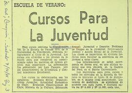 Cursos para la juventud