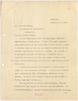Comentarios de William Miller Collier a Enrique Molina Garmendia