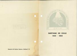 Programa de las Jornadas Neuro-Psiquiátricas de 1953